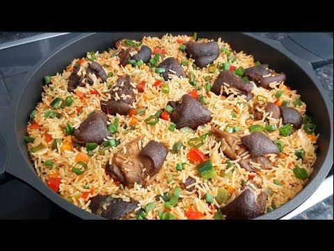 Fried Rice with Chicken or Goat