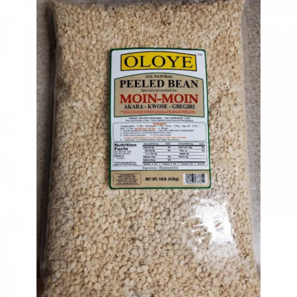 oloye Peeled Moinmoin Beans 10lb