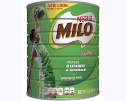 NESTLE MILO Chocolate Malt Beverage Mix, 3.3 Pound Can (1.5kg)